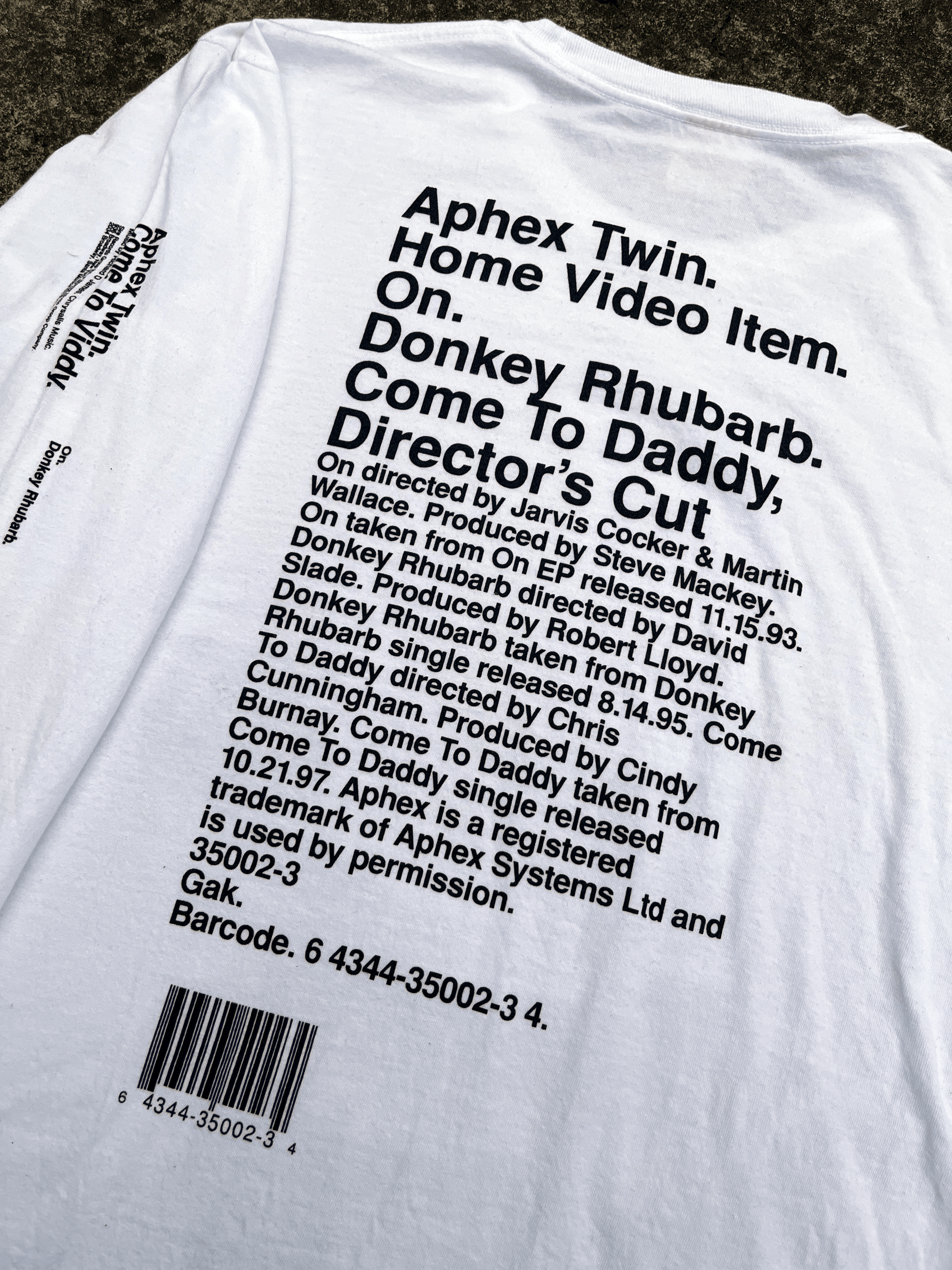 Come to Viddy VHS tape long sleeve | NERVOUS DESIGNS